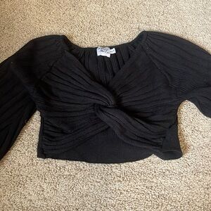Princess Polly Cropped Knotted Top